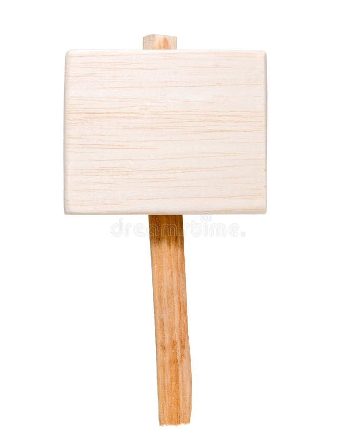 Blank wooden sign royalty free stock photo