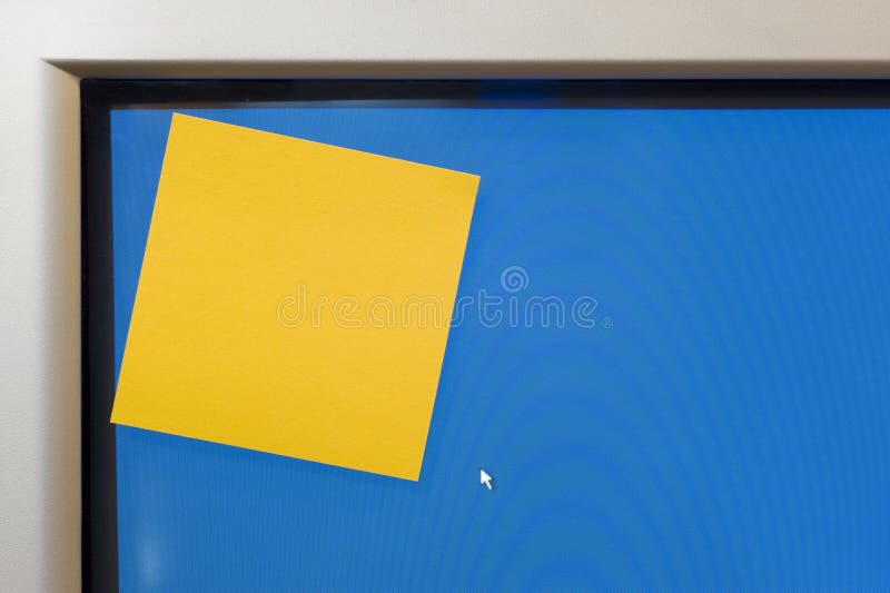 post it notes on computer post it notes on computer