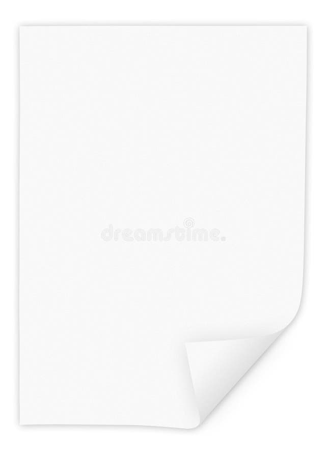 Blankt papper royaltyfria foton