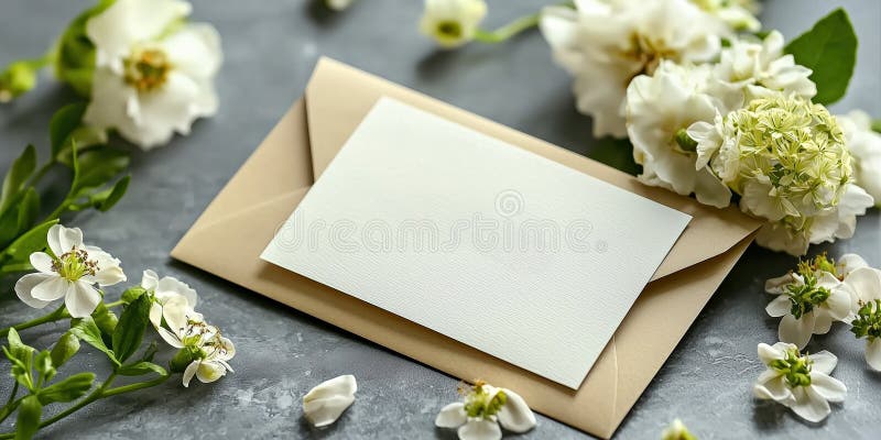 Blankåpa av legant omgiven av vita blommor på en texturerad yta i mjukt naturligt ljus royaltyfri illustrationer