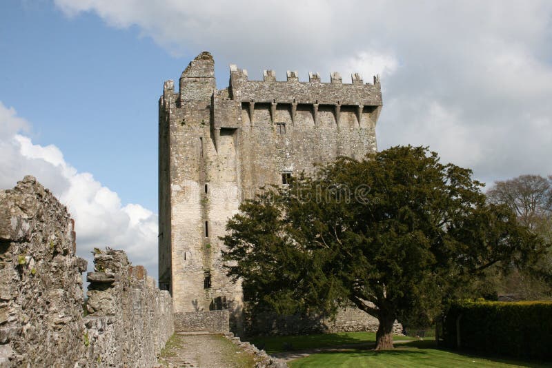 Blarney castle power, cork county, ireland royalty free stock images