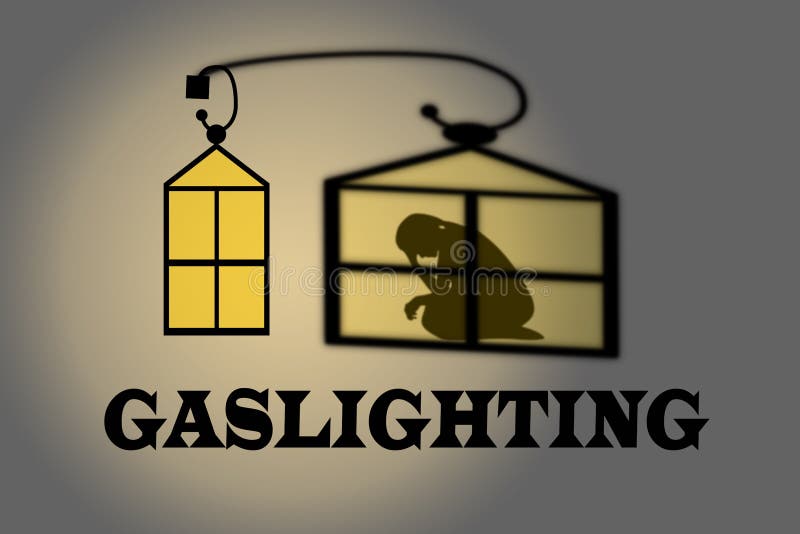 Gaslight with silhouette of woman in shadow cast by the lamp, Gaslighting is a tactic in abusive relationship  where  an abuser  in order to gain more power and control, makes a victim question their reality, concept illustration. Gaslight with silhouette of woman in shadow cast by the lamp, Gaslighting is a tactic in abusive relationship  where  an abuser  in order to gain more power and control, makes a victim question their reality, concept illustration