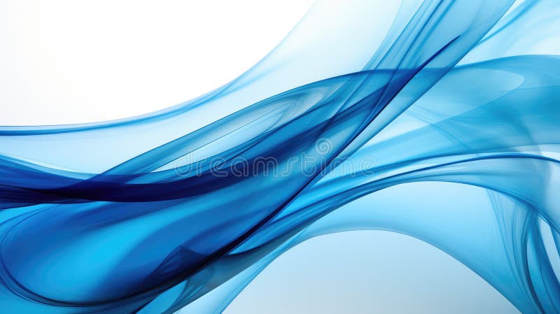 Blau-abstrakte Linien vektor abbildung