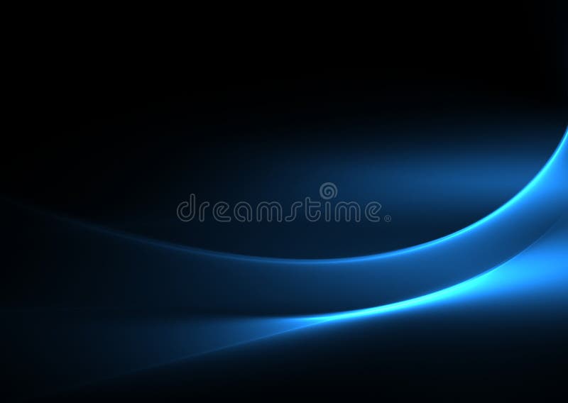 Elegant blue waves on a black background-3D rendered fractal. Elegant blue waves on a black background-3D rendered fractal.