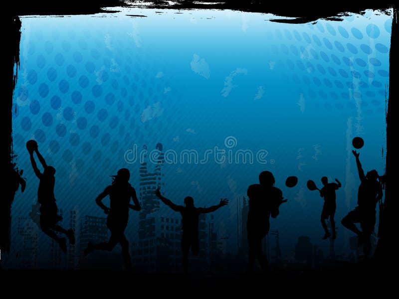 Blau sports Hintergrund Blau sports Hintergrund