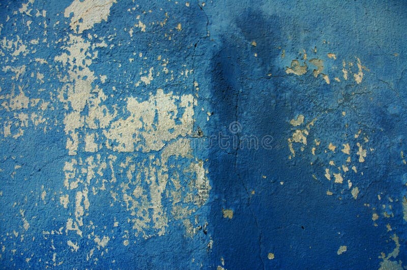 Blaue alte gebrochene Wand stockfotos Blaue alte gebrochene Wand stockfotos
