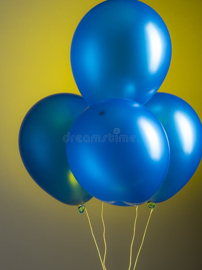 Blaue Ballone lizenzfreie stockfotos Blaue Ballone lizenzfreie stockfotos