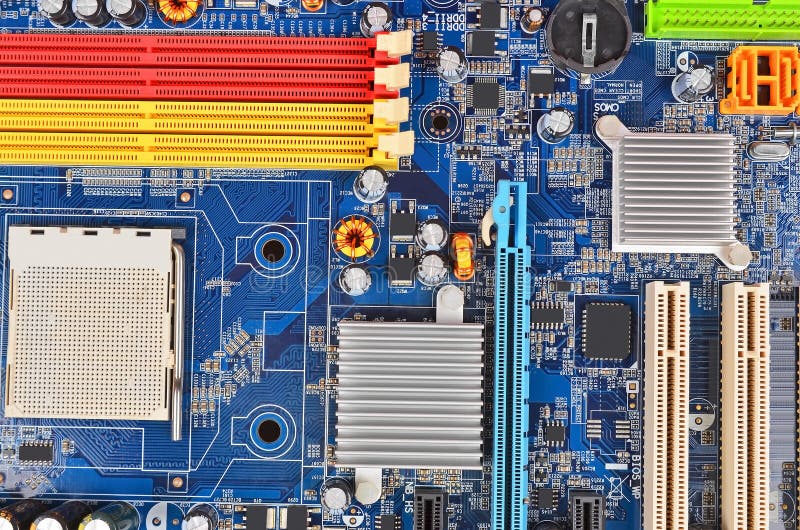 Blaue Farbe stockbild. Bild von speicher, mikroschaltung - 73751683