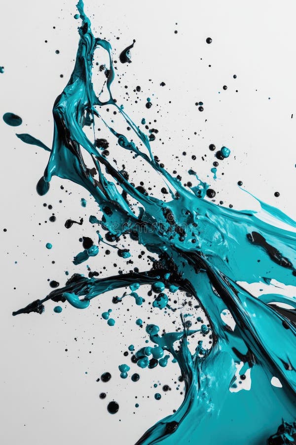 Blaue Flüssigkeit auf weißer Oberfläche lizenzfreies stockfoto