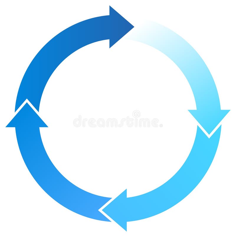 Blaue Pfeile stock abbildung Blaue Pfeile stock abbildung