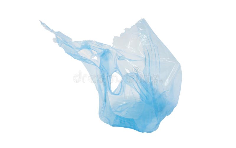 Blaue Plastiktasche lizenzfreies stockbild Blaue Plastiktasche lizenzfreies stockbild