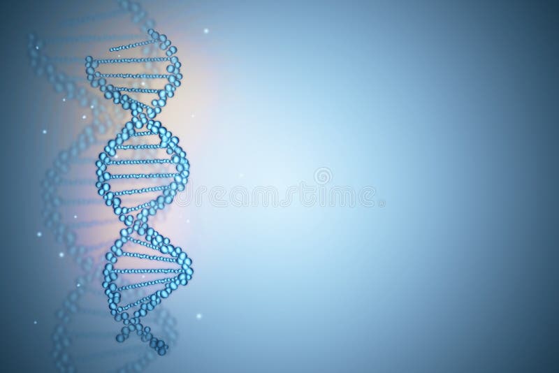Blauer DNA-Hintergrund stock abbildung Blauer DNA-Hintergrund stock abbildung