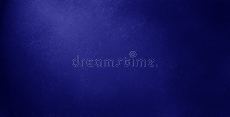 Blauer Hintergrund mit Rampenlicht auf der schwarzen Wand, elegantes altes Design stock abbildung