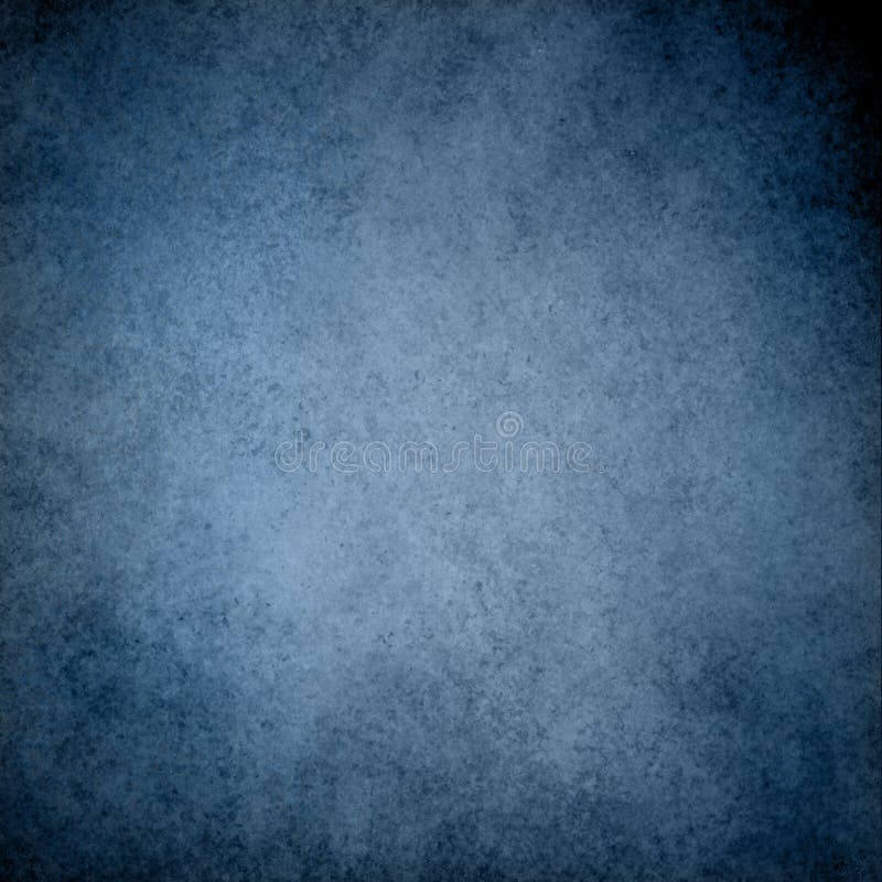 Blauer Hintergrund mit Schmutzweinlesebeschaffenheits-Grenzdesign und hellblauer Mitte