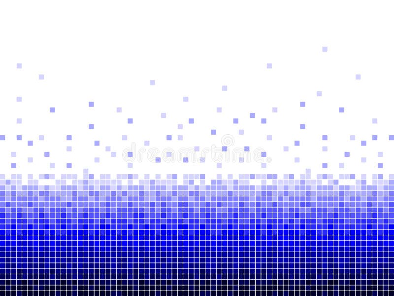 Blauer quadratischer Hintergrund Digital vektor abbildung Blauer quadratischer Hintergrund Digital vektor abbildung