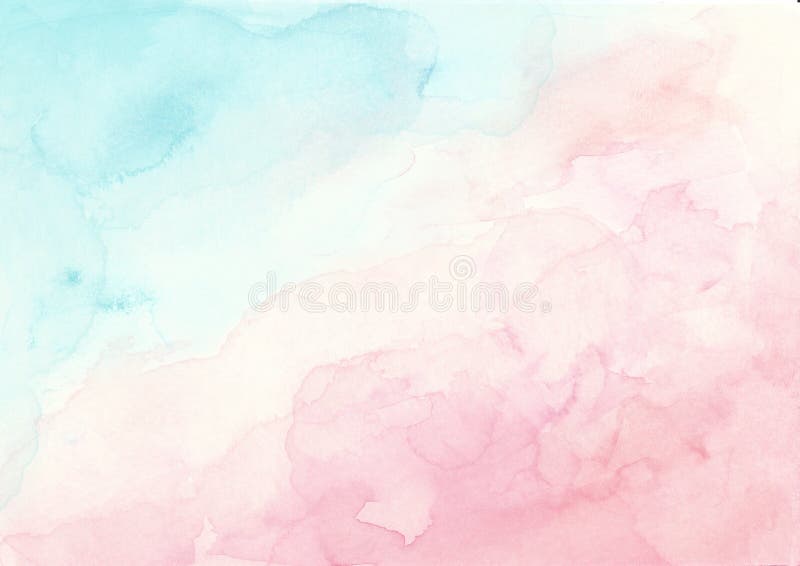 Blauer und rosa Aquarellhintergrund Hochzeitseinladungs-Hintergrundentwurf vektor abbildung