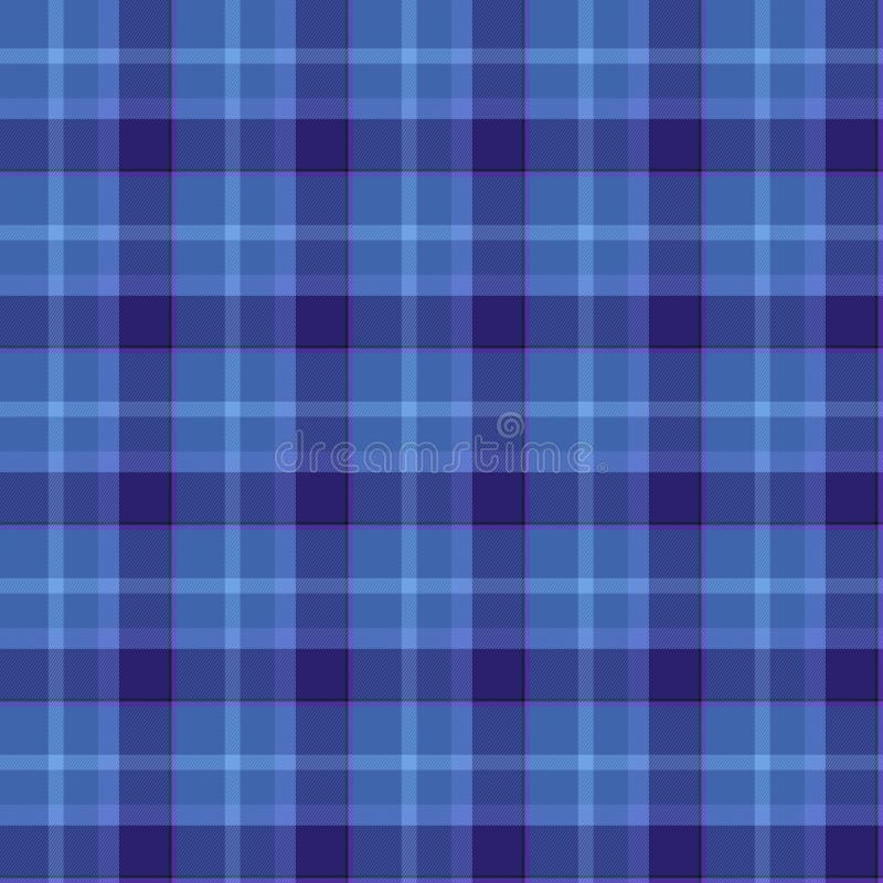Blaues farbiges Tartan-nahtloses Muster lizenzfreie abbildung Blaues farbiges Tartan-nahtloses Muster lizenzfreie abbildung