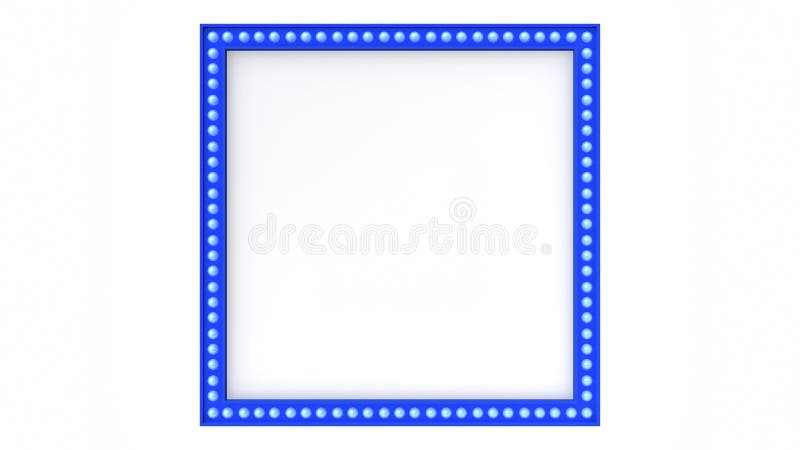 Blaues Festzeltlicht-Brettzeichen Retro- auf weißem Hintergrund Wiedergabe 3d vektor abbildung Blaues Festzeltlicht-Brettzeichen Retro- auf weißem Hintergrund Wiedergabe 3d vektor abbildung