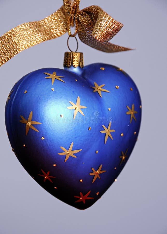 Blaues Inner-geformte Weihnachtsbaum-Verzierung