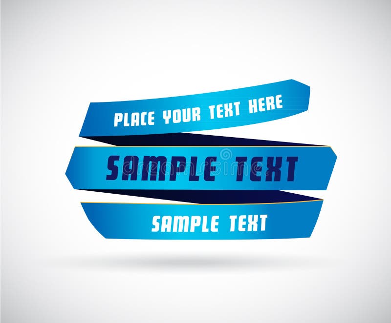 Blaues Origamipapier mit Platz für Ihren eigenen Text lizenzfreie abbildung Blaues Origamipapier mit Platz für Ihren eigenen Text lizenzfreie abbildung