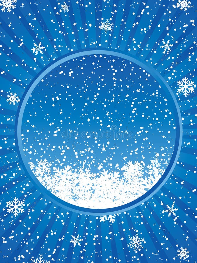 Blaues Weihnachtsfeld vektor abbildung Blaues Weihnachtsfeld vektor abbildung