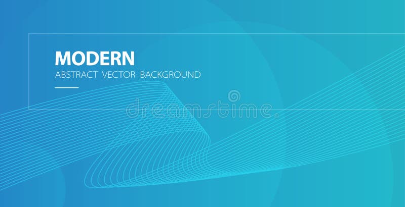 Blue abstract modern background with wavy lines vector banner, elegant wave backdrop poster or flyer with light and technology stripes, curve energy fluid gradient decoration template design. Blue abstract modern background with wavy lines vector banner, elegant wave backdrop poster or flyer with light and technology stripes, curve energy fluid gradient decoration template design