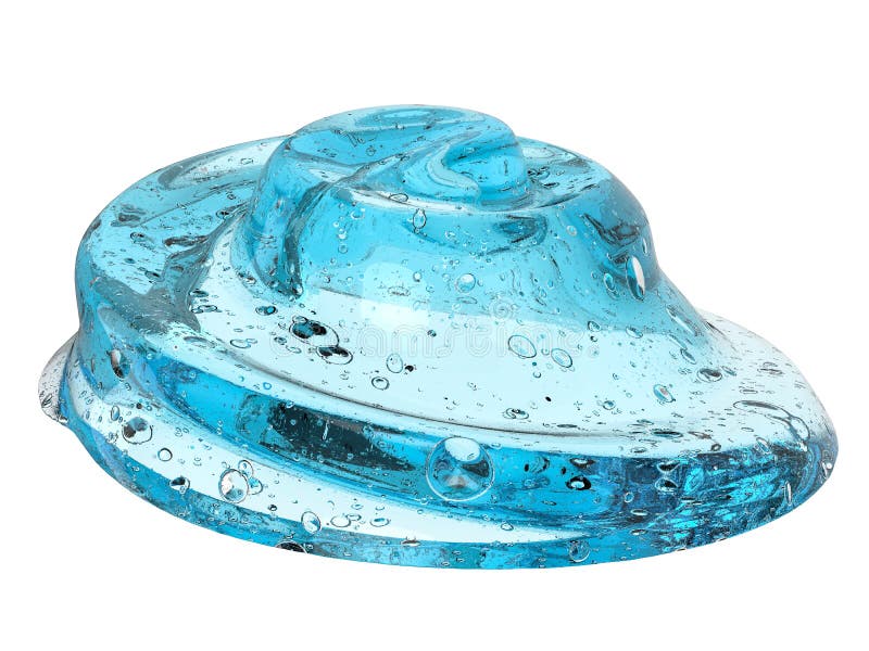 Blauw kosmetisch gel royalty-vrije illustratie