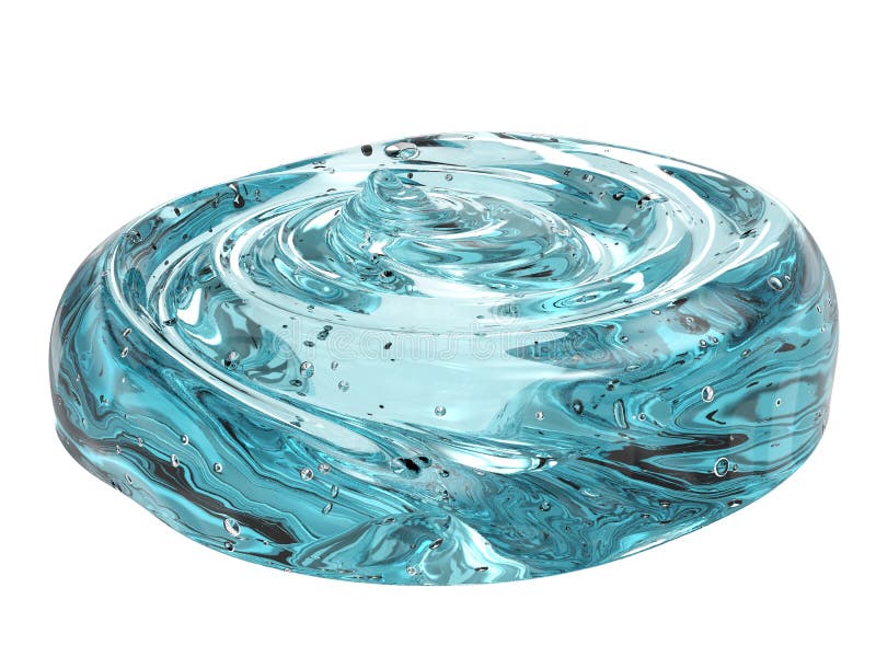 Blauwe cosmetische gel vector illustratie