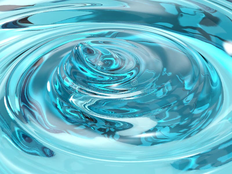 Blauwe cosmetische gel royalty-vrije illustratie