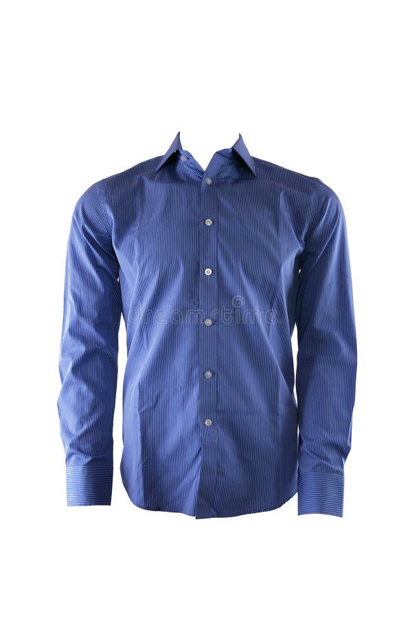 Blauw mannelijk overhemd