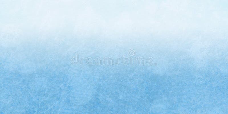 Blauwe achtergrond met structuur en verloopwitte, wazige bovenrand, elegant blauw en witte zachte kleur
