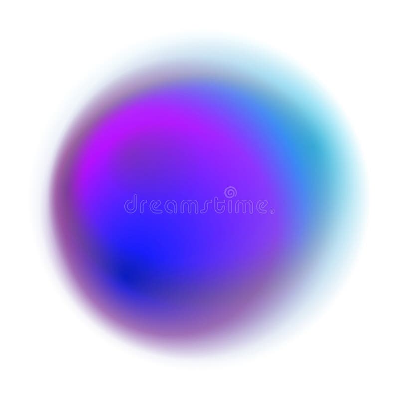 Blauwe die gradiëntcirkel op witte achtergrond wordt geïsoleerd Purpere blurre royalty-vrije illustratie Blauwe die gradiëntcirkel op witte achtergrond wordt geïsoleerd Purpere blurre royalty-vrije illustratie