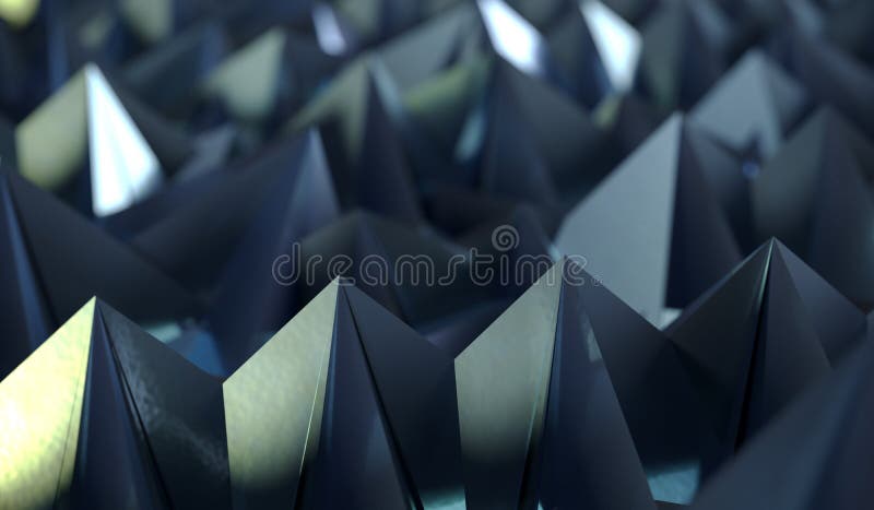 Blauwe en groene abstracte achtergrond stock illustratie