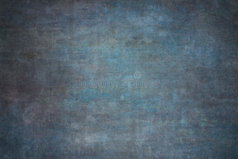 Blauw geschilderd canvas of muslin studioachtergrond stock afbeeldingen