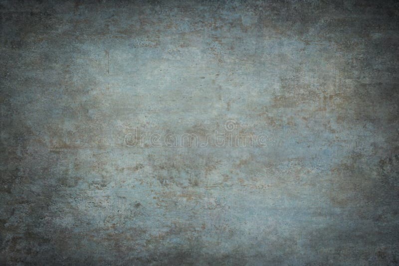 Blauw geschilderde canvas of mousseline studioachtergrond stock foto