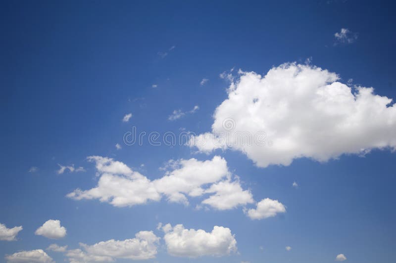 Blue summer sky and clouds. Blue summer sky and clouds