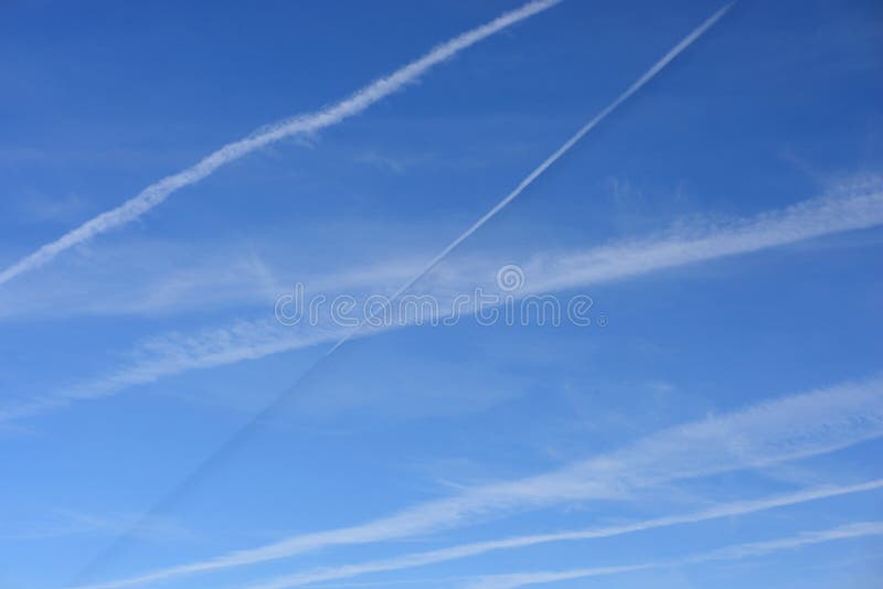 Blue sky with cirrus clouds, can be used as a background. Blue sky with cirrus clouds, can be used as a background.