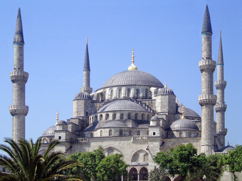 Blue Mosque in the old town of Istanbul. Blue Mosque in the old town of Istanbul
