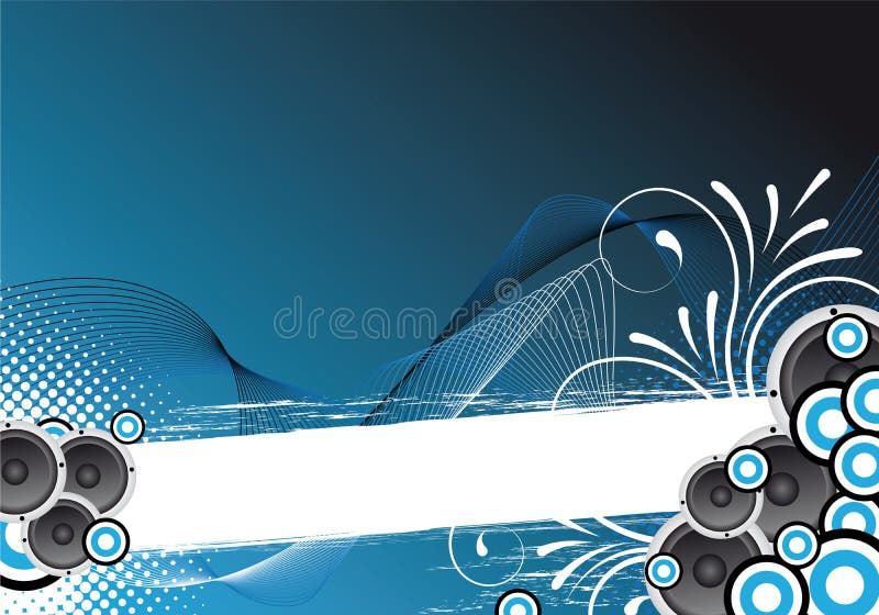 Blauwe partijachtergrond vector illustratie Blauwe partijachtergrond vector illustratie