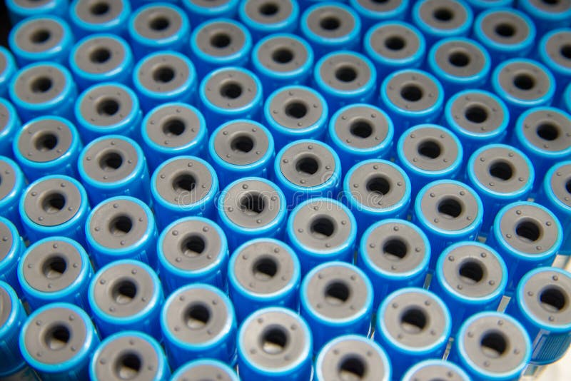 Blauwe reageerbuiskappen stock foto's Blauwe reageerbuiskappen stock foto's