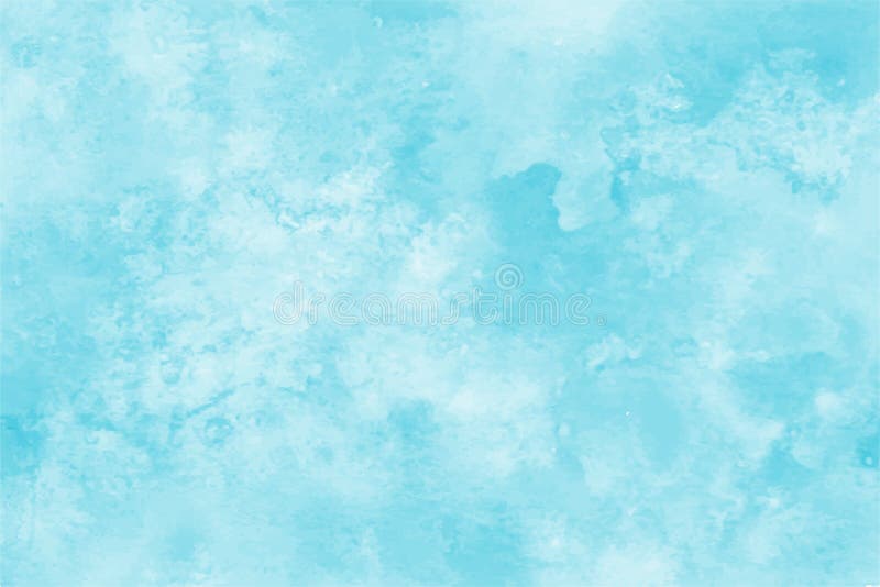 Blauwe waterverfachtergrond Abstracte vierkante de vlekachtergrond van de handverf