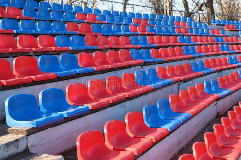 Bleacher Seats in the Speedway Stadium Stock Image Image of arena