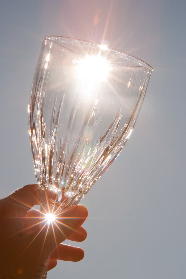 Blei-Kristall-Wein-Glas