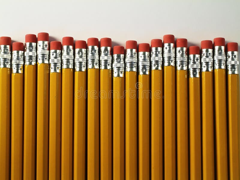 Download Bleistifte stockbild. Bild von bleistifte, hölzern, erase - 27567