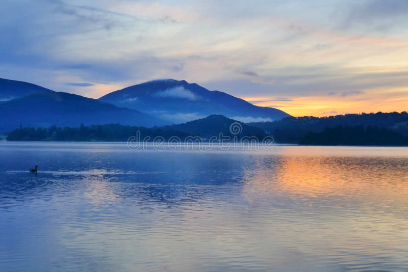 Blencathra στη Dawn, Cumbria, UK στοκ εικόνα Blencathra στη Dawn, Cumbria, UK στοκ εικόνα