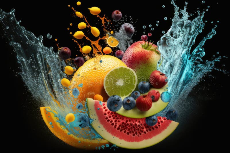 Blend of Fruits stock illustration. Illustration of isolated 271706397