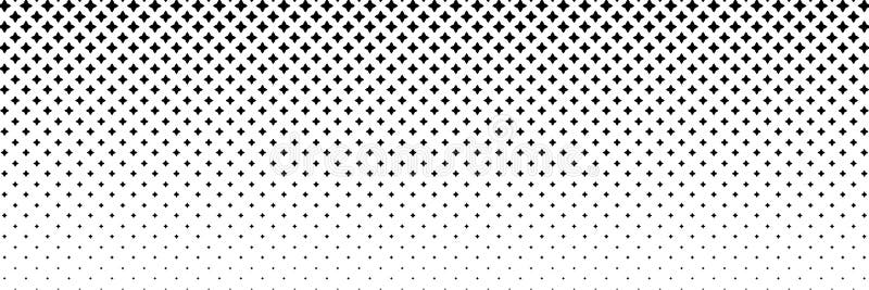 Blended black floret on white for pattern and background stock images