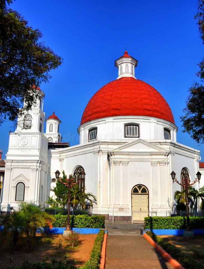Blenduk Semarang Church Is A Church That Was Built In 1753 And Is One