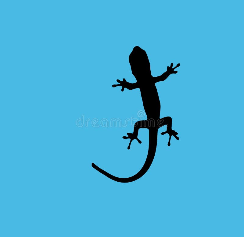Bleu de Gecko illustration stock Bleu de Gecko illustration stock