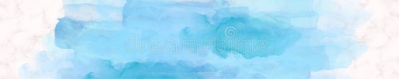 Bleu de marbre de peinture d'aquarelle de bannière de Web photos stock Bleu de marbre de peinture d'aquarelle de bannière de Web photos stock